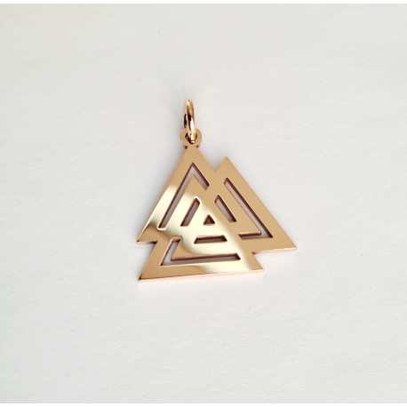 Zawieszka z brązu Valknut - Slavieszki.pl