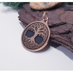 Yggdrasil Drzewo Życia- Zawieszka pełna z brązu