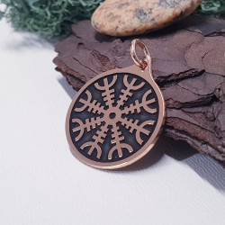 Tarcza Algizowa AEGISHJALMUR z - Zawieszka pełna- Slavieszki.pl